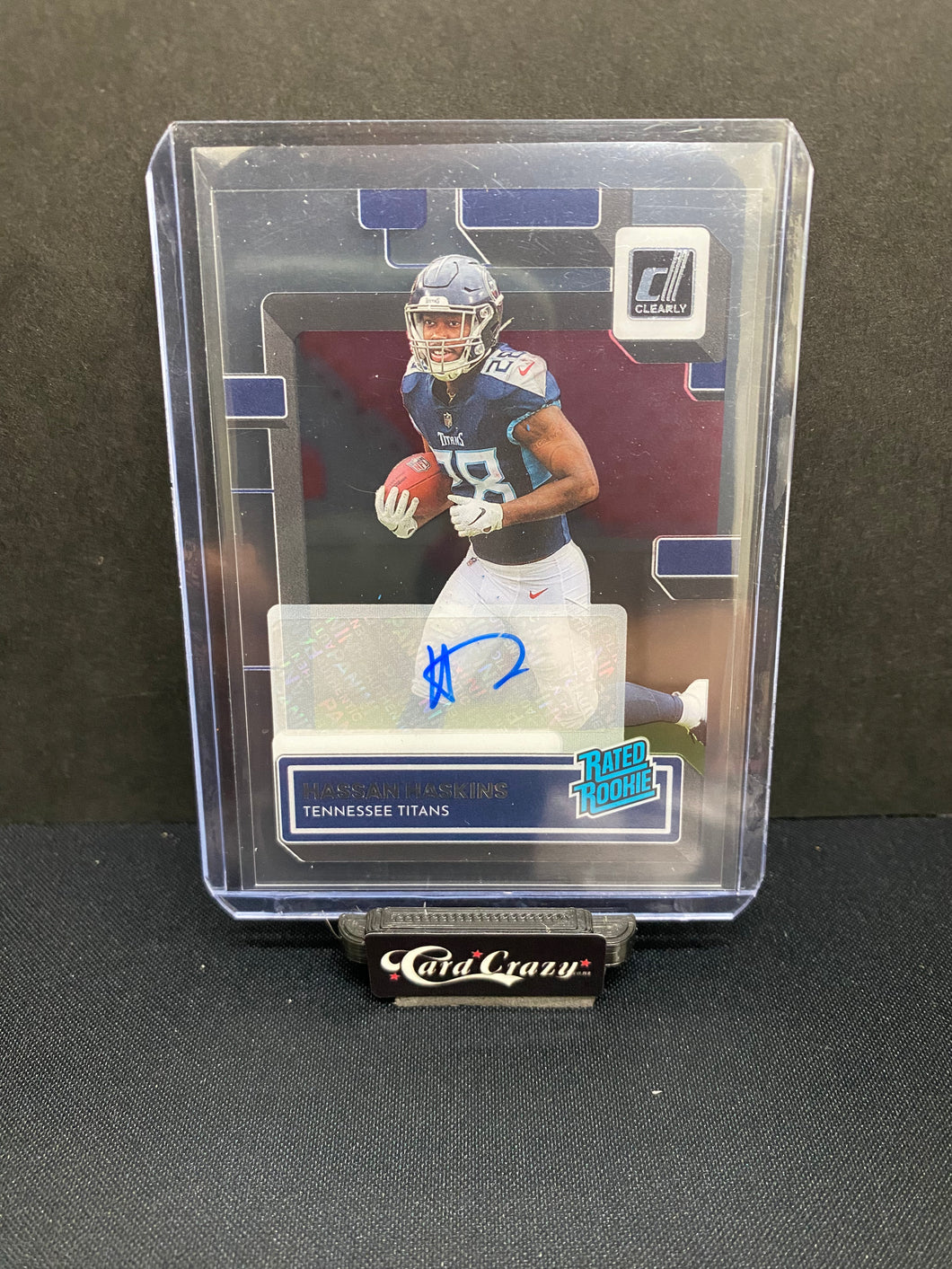 Hassan Haskins Rookie Auto - Clearly Donruss Football 2022