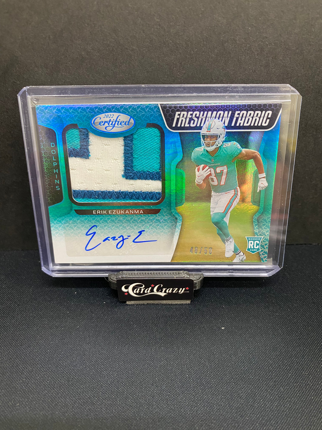 Erik Ezukanma Rookie Patch Auto 48/50 - Certified Football 2022