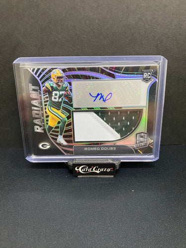 Romeo Doubs Rookie Patch Auto 31/60 - Spectra Football 2022