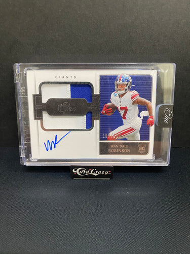 Wan’Dale Robinson Rookie Patch Auto 109/199 - One Football 2022