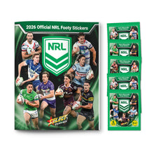 Load image into Gallery viewer, 2026 NRL Stickers Book + 5 Packs