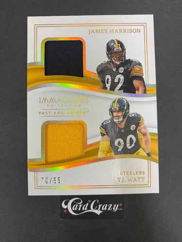 Harrison / Watt - Dual Jersey 70/99- Immaculate FB 2023