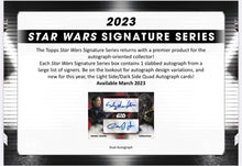 Load image into Gallery viewer, 2023 Topps Star Wars Signature Series Box