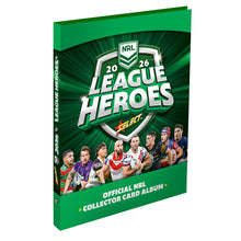 Load image into Gallery viewer, 2026 NRL League Heroes Binder Album + 2 Packs Cards
