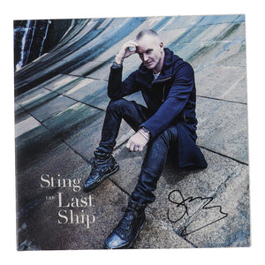 Sting Signed "The Last Ship" Vinyl Record Album Sleeve (ACOA)