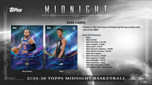 Load image into Gallery viewer, 2025/26 Topps Midnight Basketball Hobby Box