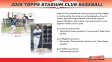 Load image into Gallery viewer, 2025 Topps Stadium Club Baseball Blaster Box