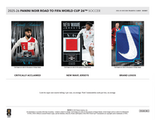 Load image into Gallery viewer, 2025/26 Noir Road to World Cup Soccer Hobby