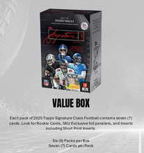 Load image into Gallery viewer, 2025 Topps Signature Class Football Blaster Box