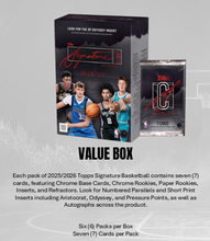 Load image into Gallery viewer, 2025/26 Topps Signature Class Basketball Blaster Box