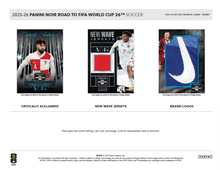 Load image into Gallery viewer, 2025-26 Noir Road to World Cup Soccer Hobby International