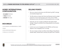 Load image into Gallery viewer, 2025-26 Noir Road to World Cup Soccer Hobby International