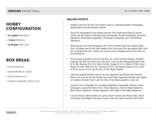 Load image into Gallery viewer, 2025/26 Panini Origins Basketball Hobby