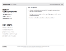 Load image into Gallery viewer, 2026 Panini Obsidian Football Hobby Box