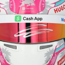 Load image into Gallery viewer, Liam Lawson Visa Cash App Racing Bulls F1 Team Autographed Fanatics Authentic 2025 Miami Special 1:2 Scale Helmet
