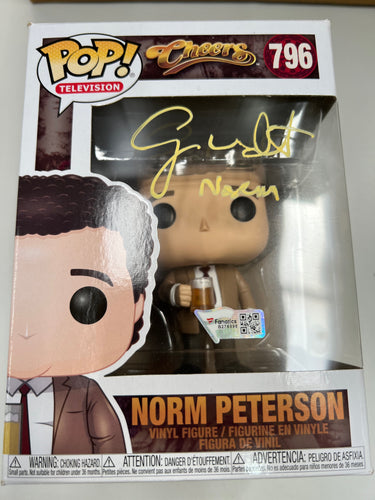 George Wendt Cheers Autographed Norm #796 Funko Pop!