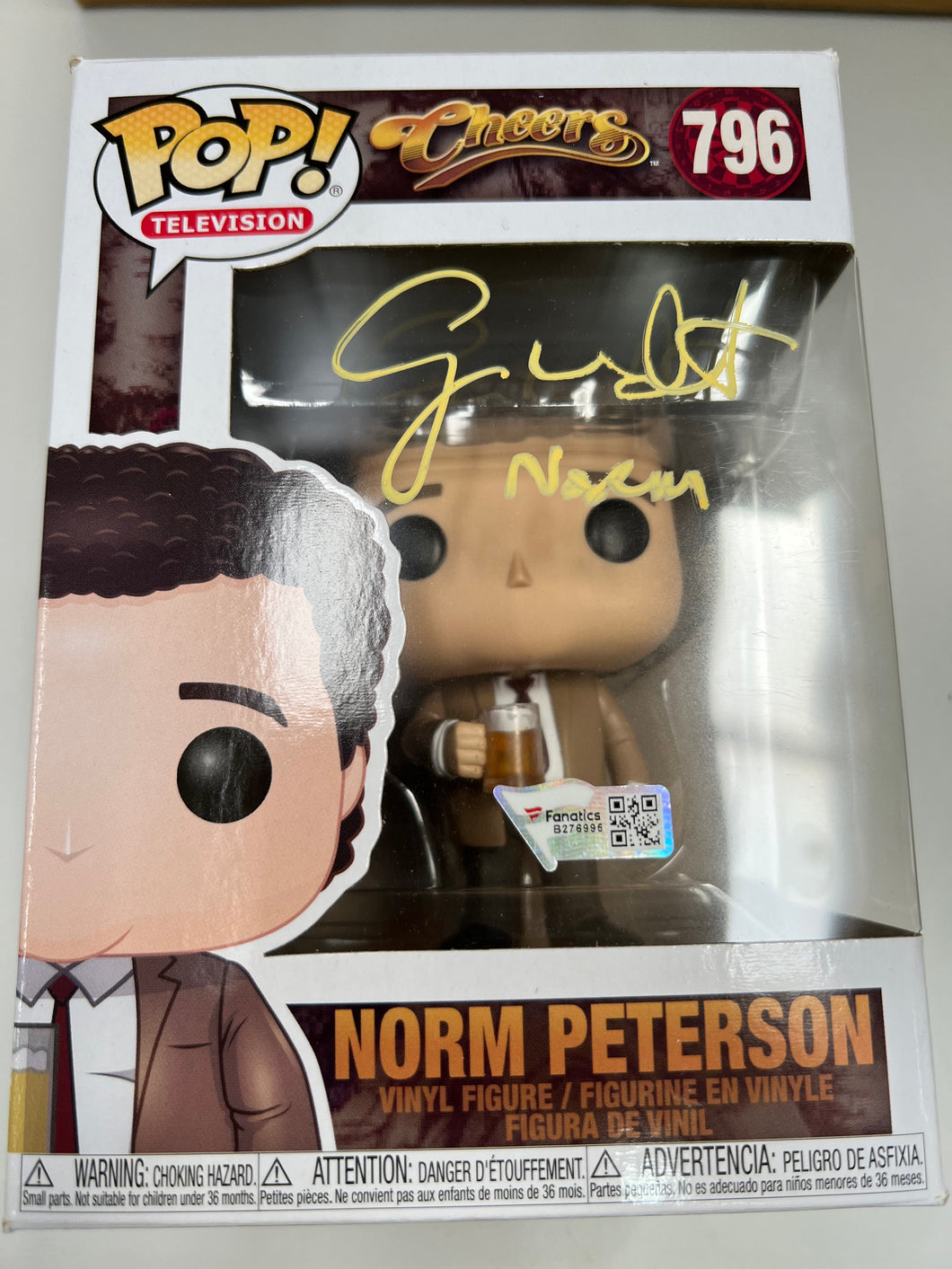George Wendt Cheers Autographed Norm #796 Funko Pop!