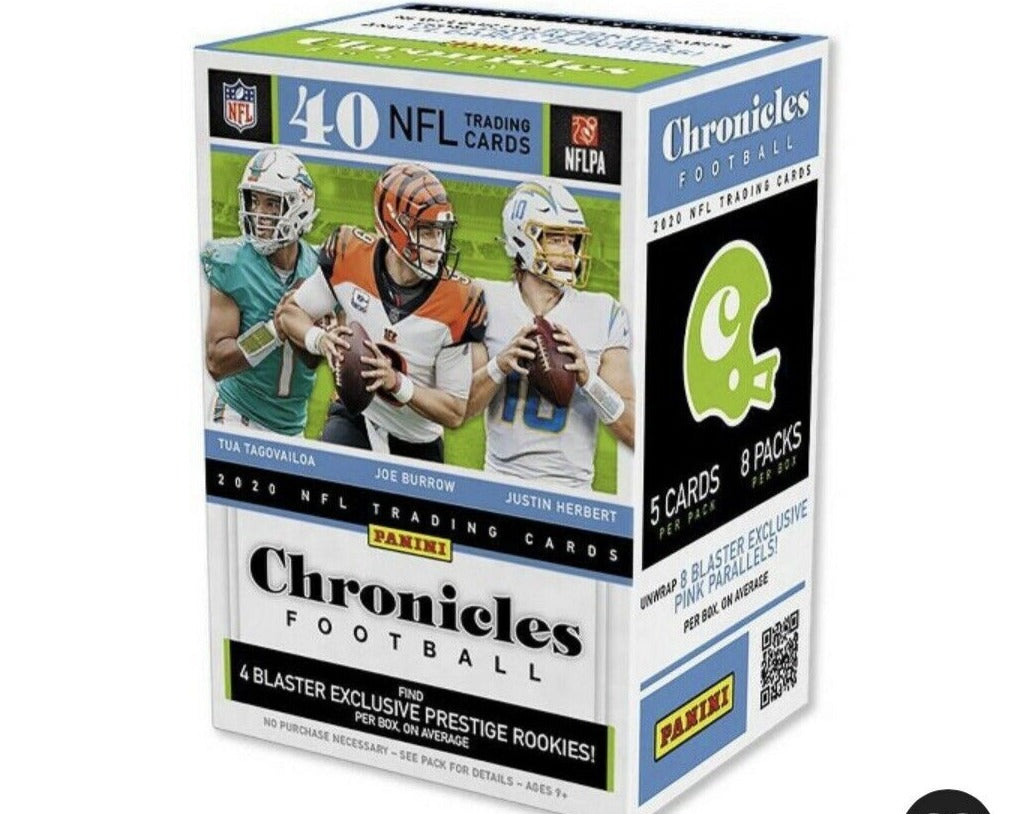 2020 Panini Chronicles Football 8-Pack Blaster Box