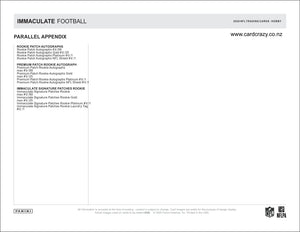 2020 Panini Immaculate Football Hobby Box