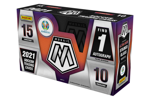 2020/21 Panini Mosaic UEFA Euro Soccer Hobby Box