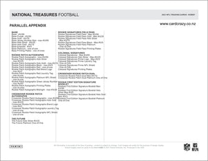 2021 Panini National Treasures Football Hobby Box