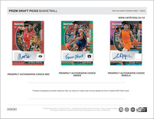 Load image into Gallery viewer, 2020/21 Panini Prizm Collegiate Draft Picks Basketball Choice Box