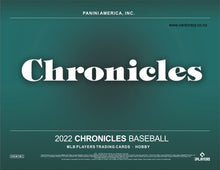 Load image into Gallery viewer, 2022 Panini Chronicles Baseball Hobby Box