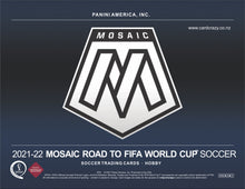 Load image into Gallery viewer, 2021/22 Panini Mosaic Road to FIFA World Cup Soccer Hobby Box