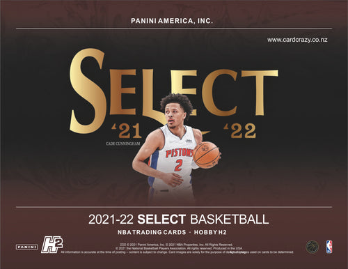 2021/22 Panini Select Basketball H2 Box