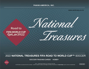 2022 Panini National Treasures FIFA Road to World Cup Soccer Hobby Box
