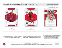 Load image into Gallery viewer, 2022 Panini National Treasures FIFA Road to World Cup Soccer Hobby Box