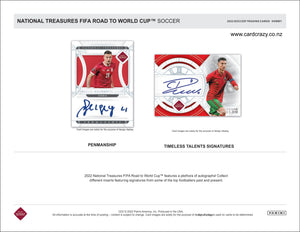 2022 Panini National Treasures FIFA Road to World Cup Soccer Hobby Box