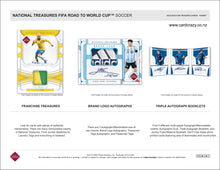 Load image into Gallery viewer, 2022 Panini National Treasures FIFA Road to World Cup Soccer Hobby Box