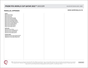 2022 Panini Prizm World Cup Soccer Hobby Box