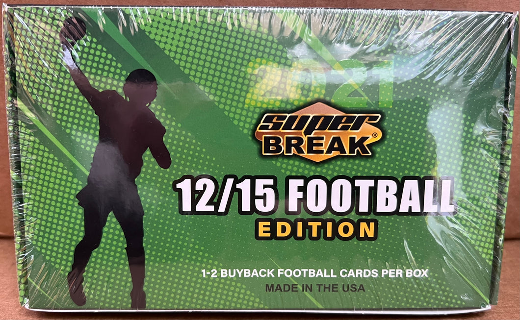 2021 Super Break 12/15 Football Box