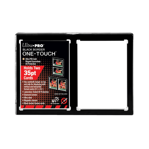 Ultra-Pro 2 Card Black Border Onetouch