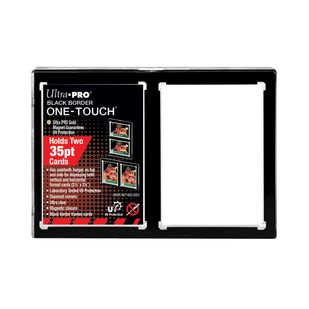 Ultra-Pro 2 Card Black Border Onetouch