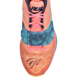 Giannis Antetokounmpo Autographed Nike Zoom Freak 3 Shoe