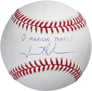Jason Alexander Seinfeld Autographed Baseball With "Marissa Tomei" Inscription