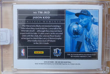 Load image into Gallery viewer, Jason Kidd, Dallas Mavericks, 2019-20 Panini One and One Timeless Moments Silver Ink Auto #51/99