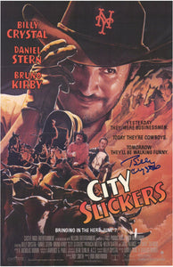 Billy Crystal City Slickers Autographed 11" X 17" Movie Poster