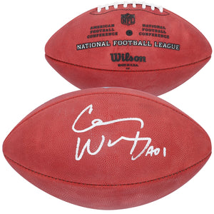 Carson Wentz Autographed Duke Color Pro Football