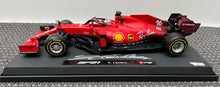Load image into Gallery viewer, Charles Leclerc Signed Ferrari SF21 #16 F1 Mini Car