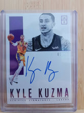 Load image into Gallery viewer, Kyle Kuzma, LA Lakers, 2018-19 Panini Encased Scripted Signatures, #2/15