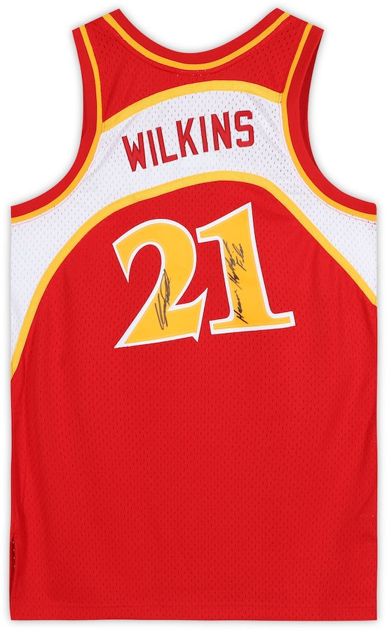 Dominique Wilkins Autographed Jersey with Inscription