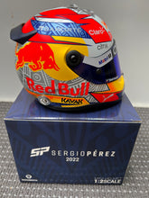 Load image into Gallery viewer, Sergio Perez 1:2 Red Bull Mini Helmet