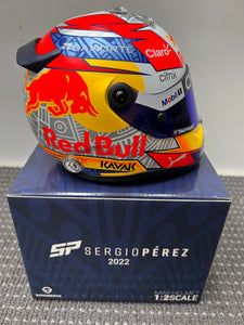 Sergio Perez 1:2 Red Bull Mini Helmet