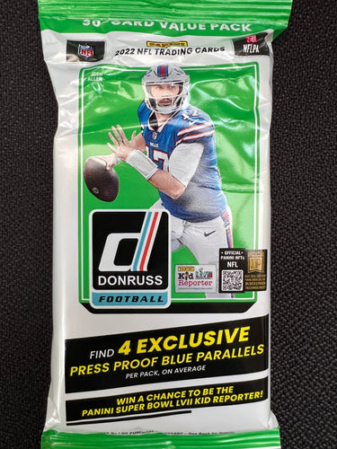 2022 Donruss Football Fat Pack 30 Cards per Pack