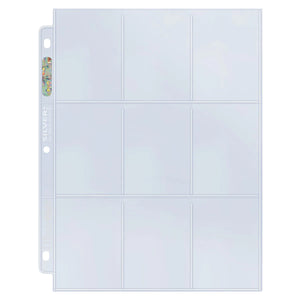 Ultra-Pro Silver Series 9-Pocket Pages box of 100.