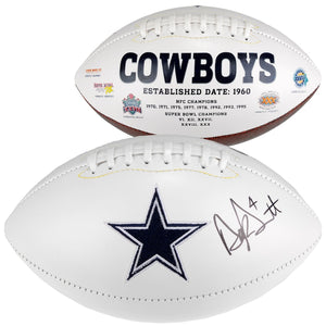 Dak Prescott Autographed Football